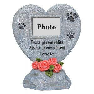 Plaque commémorative pour funérailles chien